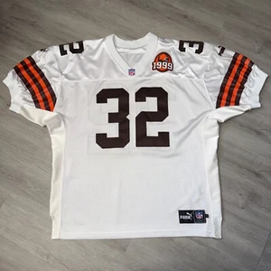 JIM BROWN Cleveland Browns Jersey 50 XL Puma 1999 Throwback Vintage NFL - Picture 1 of 10