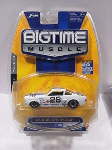 Jada Big Time Muscle '65 Ford Mustang Shelby GT-350 1:64 Diecast - Wave 12 - Imagen 1 de 2