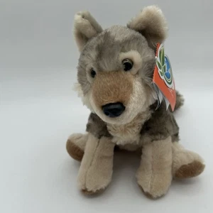 "Nuevo juguete de peluche Wild Republic Wolf 8"" animal de peluche suave nuevo con etiquetas" - Imagen 1 de 11