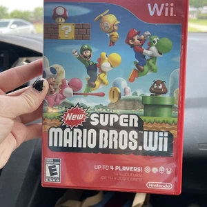 New Super Mario Bros Wii (Nintendo Wii, 2009) getestet und funktionsfähig komplett sauber - Bild 1 von 6