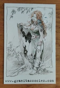 Carte Loisel , Quête de l'Oiseau du Temps , ( 55 x 85 mm , éd Granit Associés ) - Imagen 1 de 2