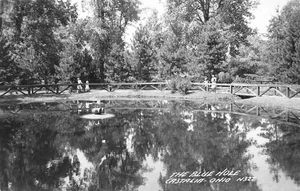 RPPC The Castalia Ohio Blue Hole L. L. Cook 1940er Foto Postkarte - Bild 1 von 2
