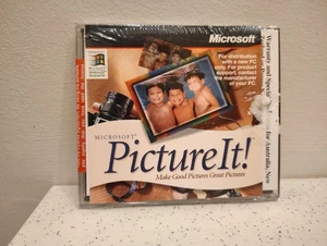 Microsoft Picture It! CD-ROM 1997 Windows 95 NT Nuevo Precintado Con Certificado  - Imagen 1 de 4