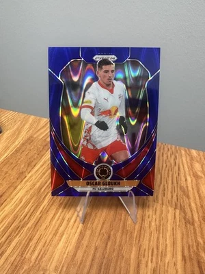 2025 Panini Prizm FIFA Club World Cup Oscar Gloukh Blue Seismic /275 FC SALZBURG - Image 1 of 2