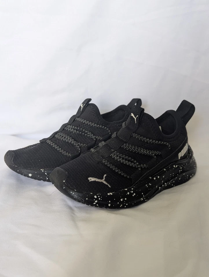 Zapatos deportivos sin cordones PUMA One4All para niños Galaxy talla 8C Foto 1 de 2