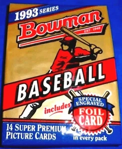 1993 Bowman Baseball Factory Sealed Pack Jeter RC Year - Picture 1 of 2