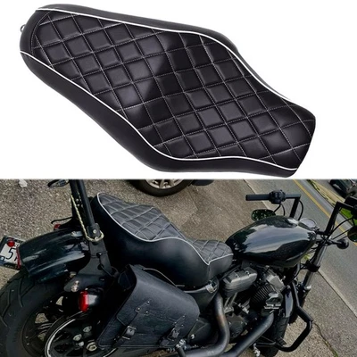Asiento de dos asientos para conductor de motocicleta pasajero para Harley Sportster Forty Eight XL1200X Foto 1 de 4