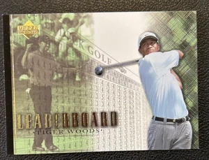 2001 Upper Deck Leaderboard Tiger Woods #90 Rookie Card - Picture 1 of 2