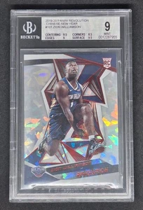 2019-20 Panini Revolution Zion Williamson RC Chinese New Year Cracked Ice BGS 9 - Picture 1 of 2