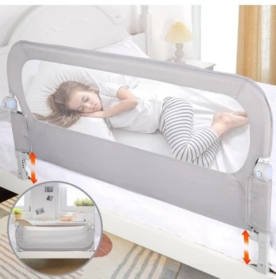 Protector de riel de cama de bebé para niños pequeños - Rieles laterales de cama de 47" para niños pequeños... .    .... C2 Foto 1 de 4