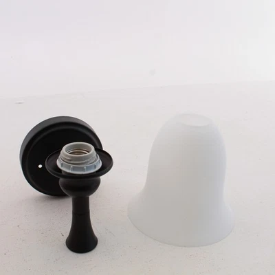 Vaxcel W0176 Indoor Bell 10" Tall Wall Sconce with Instalux Motion Bronze Finish - Image 1 of 2