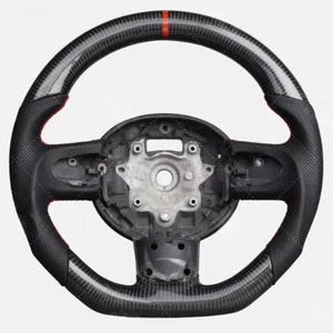 Real Carbon Fiber Steering Wheel For Mini Cooper R55 R56 R60 JCW 2007-2013  - Picture 1 of 7