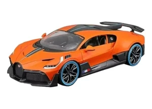 BUGATTI DIVO ORANGE & CARBON by MAISTO 1:18 BRAND NEW IN BOX FREE SHIPPING SALE - Picture 1 of 7