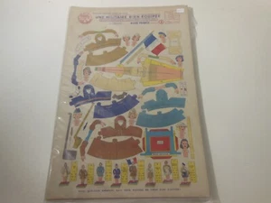 Lot de 4 cartons a decouper figurines militaires - Foto 1 di 8