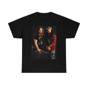 Pantera Dimebag Darrell Abbott and Vinnie Paul Abbott Unisex Heavy Cotton Tee - Picture 1 of 13