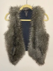 Ella Moss Women’s Brown Faux Fur Vest Size XS/S - Picture 1 of 7