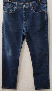 Levis 514 Jeans Men's Size 34x30 Blue Denim Straight Leg (C6) - Picture 1 of 12
