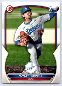 2023 1st Bowman Draft #BD-63 Wyatt Crowell Los Angeles Dodgers Baseball Card - Picture 1 of 2