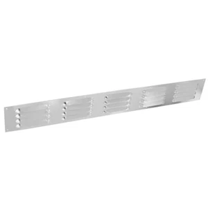Securit Aluminium Louvre Air Vent Cover Ventilation Slotted Grill Silver 26"x 3" - Picture 1 of 1