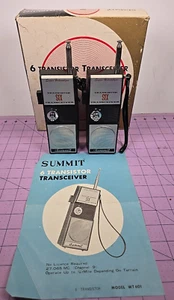RARO RICETRASMETTITORE VINTAGE Summit 6 transistor radio WT 601 - Giappone - Foto 1 di 13