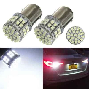 LED Auto Heckbremssignal Licht Lampe Birne weiß 1157 BA15D 382 1206 50-SMD - Bild 1 von 14