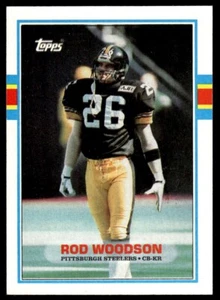 1989 Topps #323 Rod Woodson HOF Rookie Card RC - Picture 1 of 2