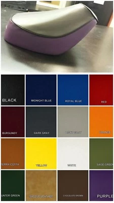 HONDA SA50 Elite 50 LX SR Seat Cover 2-tone Charcoal & Purple or 25 Options (W) Foto 1 de 4