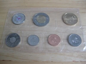 2006 Uncirculated Canadian Breast Cancer Ribbon Quarter Test Token Set w/ COA - Bild 1 von 5