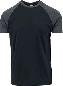 Urban Classics Men's Baseball T-Shirt, Spost Shortsleeves , 100% Cotton - SMALL - Picture 1 of 5