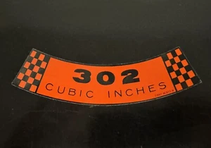 1968-69 Ford NEW 302 Air Cleaner Top Decal - Bild 1 von 1