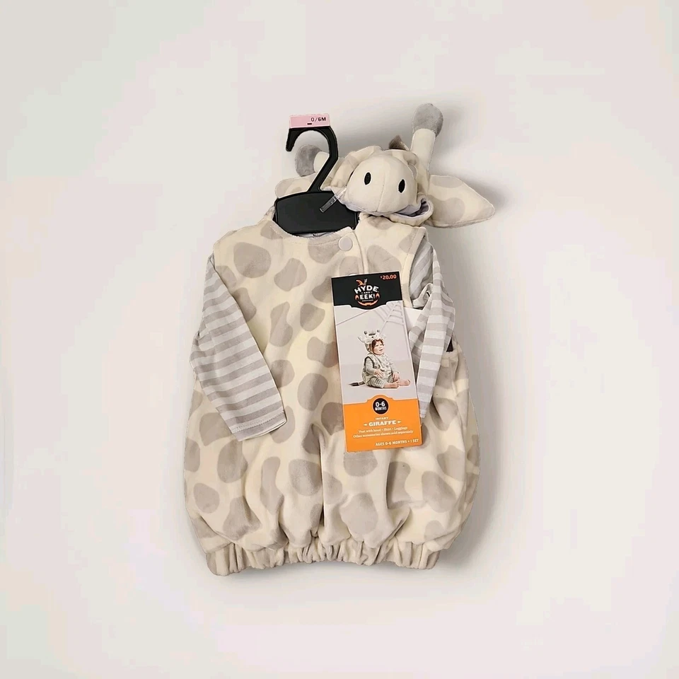 Giraffe Baby Infant Hooded Vest Halloween Costume 0-6mDress UpHyde & Eek  - Image 1 of 4