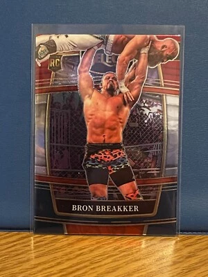 2022 Panini Select WWE Bron Breakker Retail Red Blue Rookie Card!! - Image 1 of 2