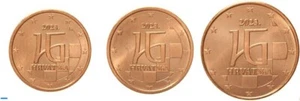 CROACIA 2023 : TRIO DE MONEDAS DE 1 + 2 + 5 CÉNTIMOS DE EURO. S/C - Imagen 1 de 1
