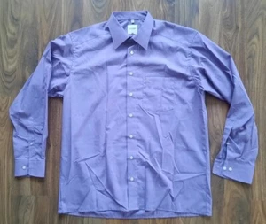 OLYMP, camisa de hombre camisa bisness, talla L 42 manga larga lila 100% algodón, como NUEVO - Imagen 1 de 5