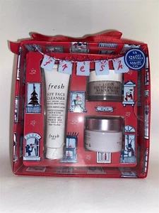 FRESH Darlings Soy Face Cleanser & Face Mask & Cream Box Travel Set of 3 New - Picture 1 of 1