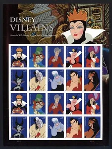 SCOTT 5213-22 2017 DISNEY VILLAINS ISSUE MINT SHEET NH VF CAT $30! - Picture 1 of 2