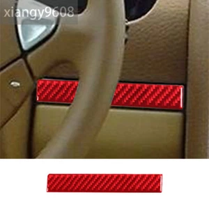 Borde de panel derecho del volante rojo fibra de carbono para Porsche Cayenne Sport 03-10 - Imagen 1 de 9