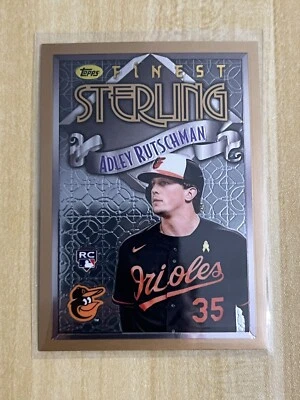 2023 Topps Finest Flashbacks Sterling Adley Rutschman Rookie RC #16 Orioles - Image 1 of 4