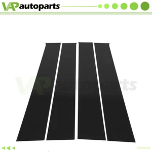 Piano Black Pillar Posts Door Trim For 09-16 Dodge Ram (Crew/Quad/Extended) EXT - Picture 1 of 7