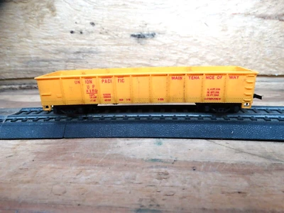 Tyco HO Scale Union Pacific 41' UP X159 Maintenance of Way MOW Railroad Gondola - Image 1 of 4