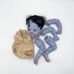 19inch Already Painted Avatar Reborn Doll Kit Newborn Unfinished Doll Body Parts - Picture 1 of 5