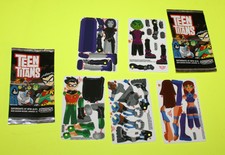 2003 Z Cards Cartoon Network Teen Titans 3-D Model Complete 5 Card Set RARE! *J1