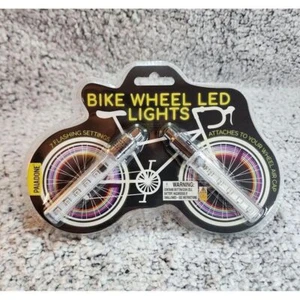 Juego de 2 luces LED para rueda de bicicleta conectables a tapacubos 7 ajustes intermitentes Paladone - Imagen 1 de 2