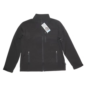 Free Country Men's Recycled Black Softshell Fleece Jacket Size Large (42-44) - Picture 1 of 9