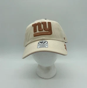 '47 Brand Clean Up New York Giants NFL Strapback Hat Cap Khaki Adjustable Womens - Picture 1 of 6
