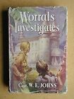 Worrals Investigates, Capt. W. E. Johns, Used; Good Book