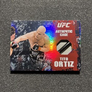 2010 Topps UFC Main Event TITO ORTIZ #CR-TO Authentic Octagon Cage RELIC MMA - B