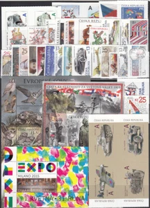 CESKA POSTFRISCH kompletter Jahrgangssatz 2015 35 Marken + 3 Blocks - Bild 1 von 1