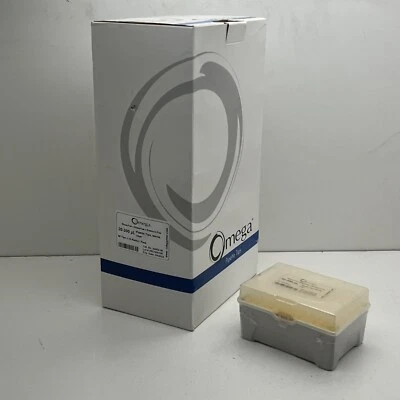 (960) Omega 24502-30 Clear Sterile Pipette Pipet Tips 20-200uL ~EXPIRED 2022~ - Image 1 of 4