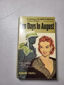 Ten Days in August by Bernard Frizell 1961 Popular Library Paperback SP82 - Picture 1 of 4